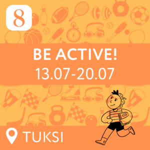 8 vahetus — Be Active (13.07-20.07) 8 дней (12-16 лет)